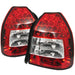 Spyder Auto 5004949 LED Tail Lights; Uses Stock Bulbs; Pair; Red/Clear; - Truck Part Superstore