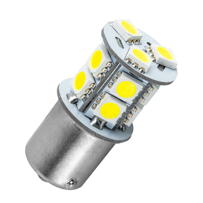 Oracle Lighting 5005-001 1156 13 LED 3-Chip Bulb, Cool White, Single - Truck Part Superstore