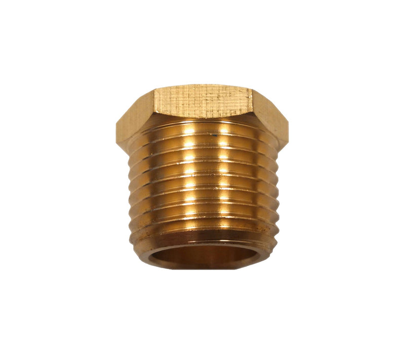 Kleinn Automotive Air Horns 50050 Hex Male Plug; Brass; 1/2 in. M NPT; - Truck Part Superstore