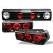 Spyder Auto 5005120 Euro Style Tail Lights; Uses Stock Bulbs; Pair; Black; - Truck Part Superstore