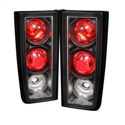 Spyder Auto 5005199 Euro Style Tail Lights; Uses Stock Bulbs; Pair; Black; - Truck Part Superstore