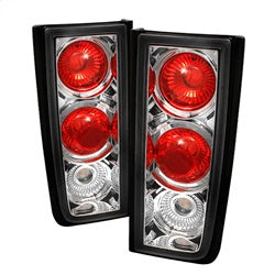Spyder Auto 5005205 Euro Style Tail Lights; Uses Stock Bulbs; Pair; Chrome; - Truck Part Superstore