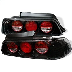 Spyder Auto 5005274 Euro Style Tail Lights; Uses Stock Bulbs; Pair; Black; - Truck Part Superstore