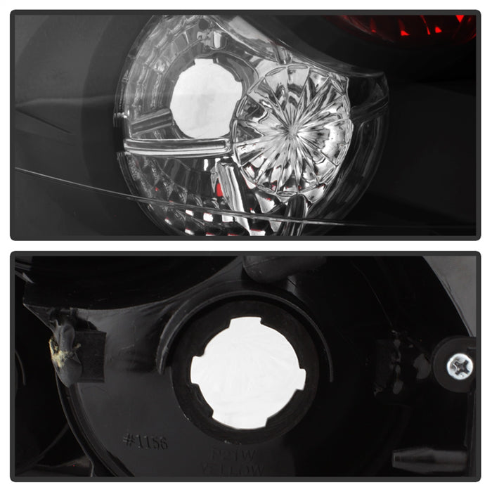 Spyder Auto 5005359 Euro Style Tail Lights; Uses Stock Bulbs; Pair; Black; - Truck Part Superstore
