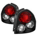 Spyder Auto 5005359 Euro Style Tail Lights; Uses Stock Bulbs; Pair; Black; - Truck Part Superstore