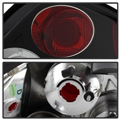Spyder Auto 5005434 Euro Style Tail Lights; Uses Stock Bulbs; Pair; Black; - Truck Part Superstore