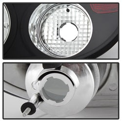 Spyder Auto 5005434 Euro Style Tail Lights; Uses Stock Bulbs; Pair; Black; - Truck Part Superstore