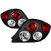 Spyder Auto 5005434 Euro Style Tail Lights; Uses Stock Bulbs; Pair; Black; - Truck Part Superstore
