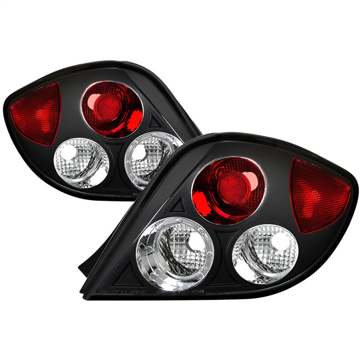 Spyder Auto 5005434 Euro Style Tail Lights; Uses Stock Bulbs; Pair; Black; - Truck Part Superstore