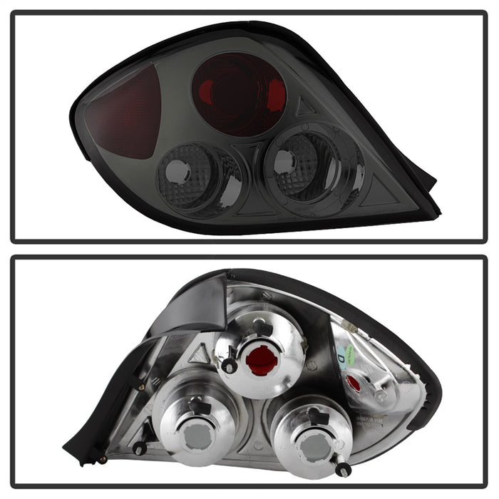 Spyder Auto 5005458 Euro Style Tail Lights; Uses Stock Bulbs; Pair; Smoke; - Truck Part Superstore