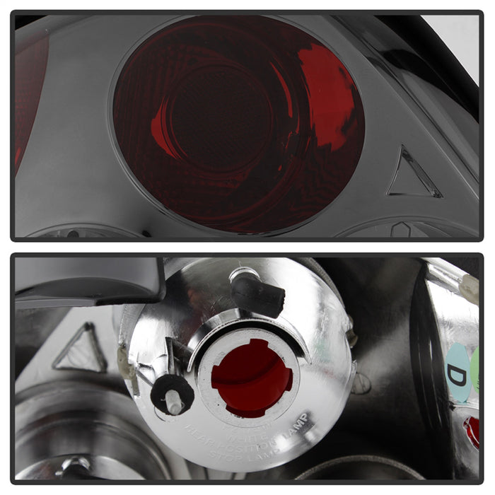 Spyder Auto 5005458 Euro Style Tail Lights; Uses Stock Bulbs; Pair; Smoke; - Truck Part Superstore