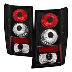 Spyder Auto 5005502 Euro Style Tail Lights; Uses Stock Bulbs; Pair; Black; - Truck Part Superstore