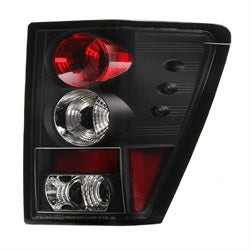 Spyder Auto 5005502 Euro Style Tail Lights; Uses Stock Bulbs; Pair; Black; - Truck Part Superstore