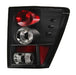 Spyder Auto 5005502 Euro Style Tail Lights; Uses Stock Bulbs; Pair; Black; - Truck Part Superstore
