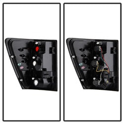 Spyder Auto 5005502 Euro Style Tail Lights; Uses Stock Bulbs; Pair; Black; - Truck Part Superstore