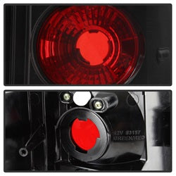 Spyder Auto 5005502 Euro Style Tail Lights; Uses Stock Bulbs; Pair; Black; - Truck Part Superstore