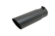 Gibson Performance Exhaust 500552-B Black Ceramic Single Wall Angle Exhaust Tip - Truck Part Superstore