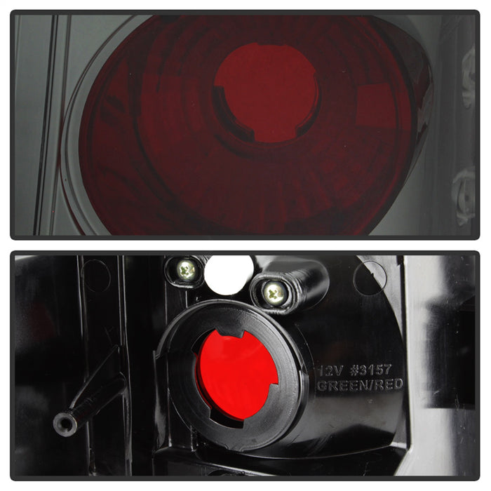 Spyder Auto 5005564 Euro Style Tail Lights; Uses Stock Bulbs; Pair; Smoke; - Truck Part Superstore