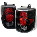 Spyder Auto 5005588 Euro Style Tail Lights; Uses Stock Bulbs; Pair; Black; - Truck Part Superstore
