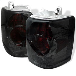 Spyder Auto 5005618 Euro Style Tail Lights; Uses Stock Bulbs; Pair; Smoke; - Truck Part Superstore