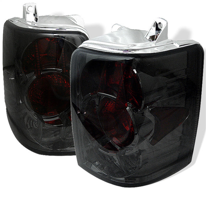 Spyder Auto 5005618 Euro Style Tail Lights; Uses Stock Bulbs; Pair; Smoke; - Truck Part Superstore