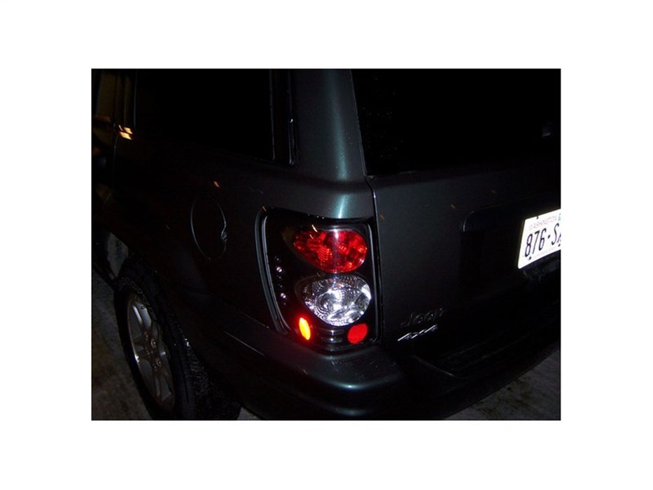Spyder Auto 5005625 Euro Style Tail Lights; Uses Stock Bulbs; Pair; Black; - Truck Part Superstore