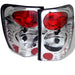 Spyder Auto 5005632 Euro Style Tail Lights; Uses Stock Bulbs; Pair; Chrome; - Truck Part Superstore
