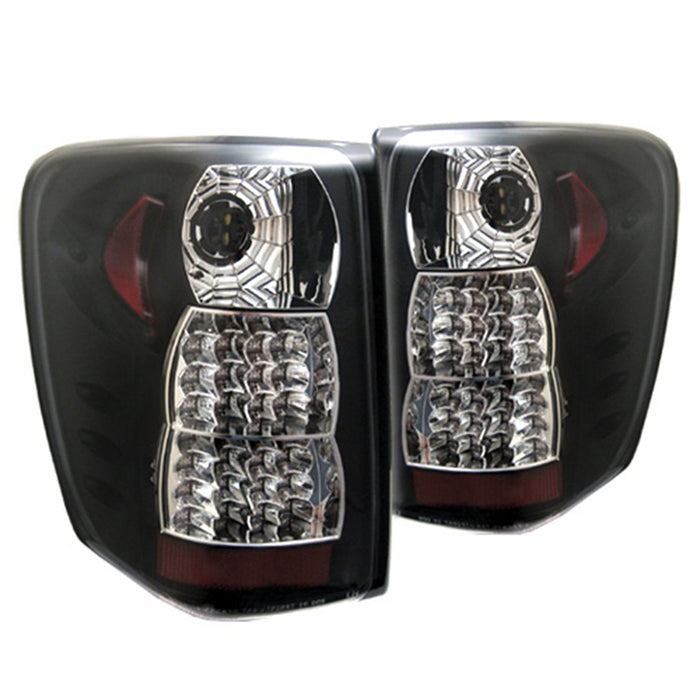 Spyder Auto 5005656 LED Tail Lights; Uses Stock Bulbs; Pair; Black; - Truck Part Superstore
