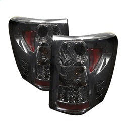 Spyder Auto 5005700 LED Tail Lights; Version 2; Uses Stock Bulbs; Pair; Smoke; - Truck Part Superstore