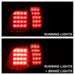 Spyder Auto 5005731 LED Tail Lights; Uses Stock Bulbs; 4 pc. w/Trunk Piece; Red/Clear; - Truck Part Superstore