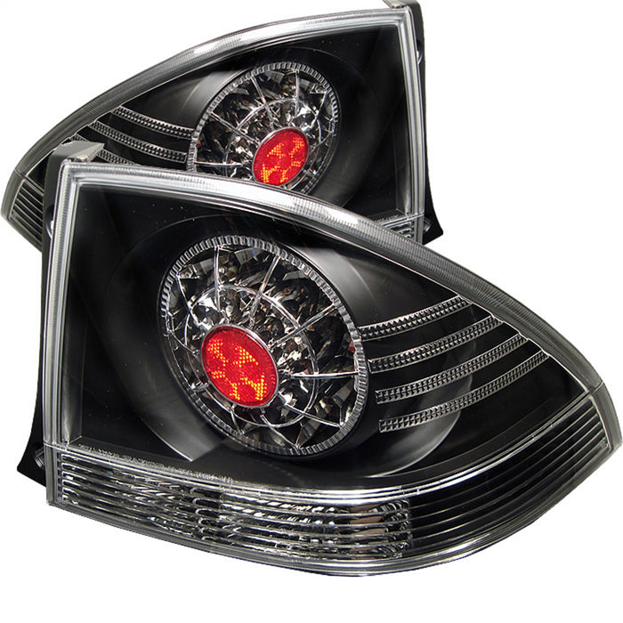 Spyder Auto 5005809 LED Tail Lights; Uses Stock Bulbs; Pair; Black; - Truck Part Superstore