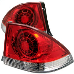 Spyder Auto 5005823 LED Tail Lights; Uses Stock Bulbs; Pair; Red/Clear; - Truck Part Superstore