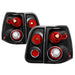 Spyder Auto 5005946 Euro Style Tail Lights; Uses Stock Bulbs; Pair; Black; - Truck Part Superstore