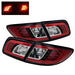 Spyder Auto 5006066 LED Tail Lights; Uses Stock Bulbs; w/Red Lens; Pair; Black; - Truck Part Superstore