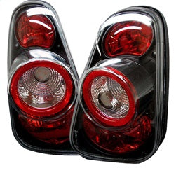 Spyder Auto 5006240 Euro Style Tail Lights; Uses Stock Bulbs; Pair; Black; - Truck Part Superstore