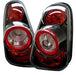 Spyder Auto 5006240 Euro Style Tail Lights; Uses Stock Bulbs; Pair; Black; - Truck Part Superstore