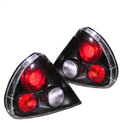 Spyder Auto 5006493 Euro Style Tail Lights; Uses Stock Bulbs; Pair; Black; - Truck Part Superstore