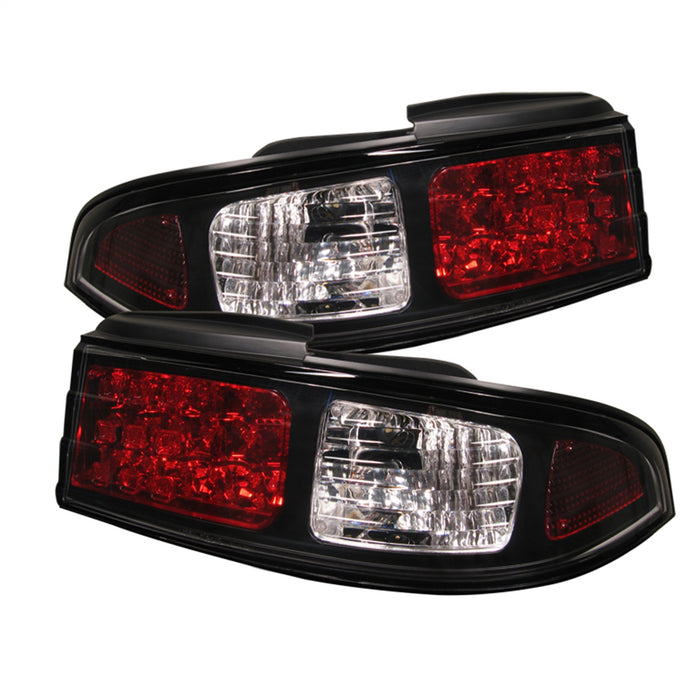 Spyder Auto 5006622 LED Tail Lights; Uses Stock Bulbs; Pair; Black; - Truck Part Superstore