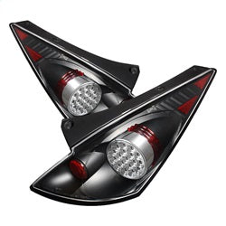 Spyder Auto 5006714 LED Tail Lights; Uses Stock Bulbs; Pair; Black; - Truck Part Superstore