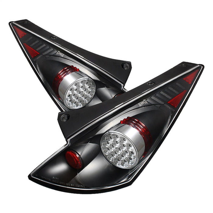 Spyder Auto 5006714 LED Tail Lights; Uses Stock Bulbs; Pair; Black; - Truck Part Superstore