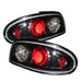 Spyder Auto 5006752 Euro Style Tail Lights; Uses Stock Bulbs; Pair; Black; - Truck Part Superstore