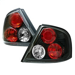 Spyder Auto 5006790 Euro Style Tail Lights; Uses Stock Bulbs; Pair; Black; - Truck Part Superstore