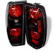 Spyder Auto 5006837 Euro Style Tail Lights; Uses Stock Bulbs; Pair; Black; - Truck Part Superstore