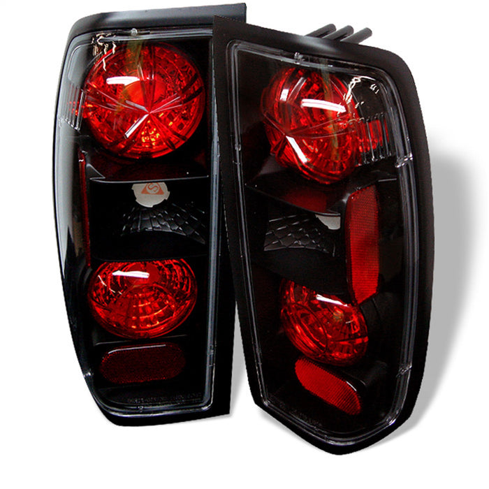 Spyder Auto 5006837 Euro Style Tail Lights; Uses Stock Bulbs; Pair; Black; - Truck Part Superstore