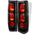 Spyder Auto 5006875 Euro Style Tail Lights; Uses Stock Bulbs; Pair; Black; - Truck Part Superstore