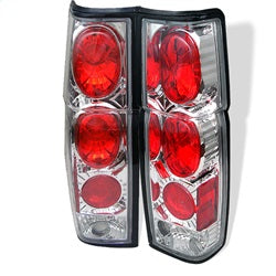Spyder Auto 5006882 Euro Style Tail Lights; Uses Stock Bulbs; Pair; Chrome; - Truck Part Superstore