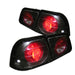 Spyder Auto 5006950 Euro Style Tail Lights; Uses Stock Bulbs; Pair; Black; - Truck Part Superstore