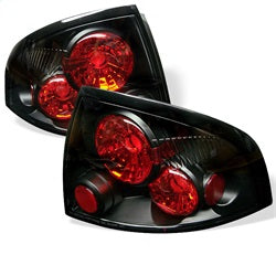 Spyder Auto 5006998 Euro Style Tail Lights; Uses Stock Bulbs; Pair; Black; - Truck Part Superstore