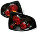 Spyder Auto 5006998 Euro Style Tail Lights; Uses Stock Bulbs; Pair; Black; - Truck Part Superstore