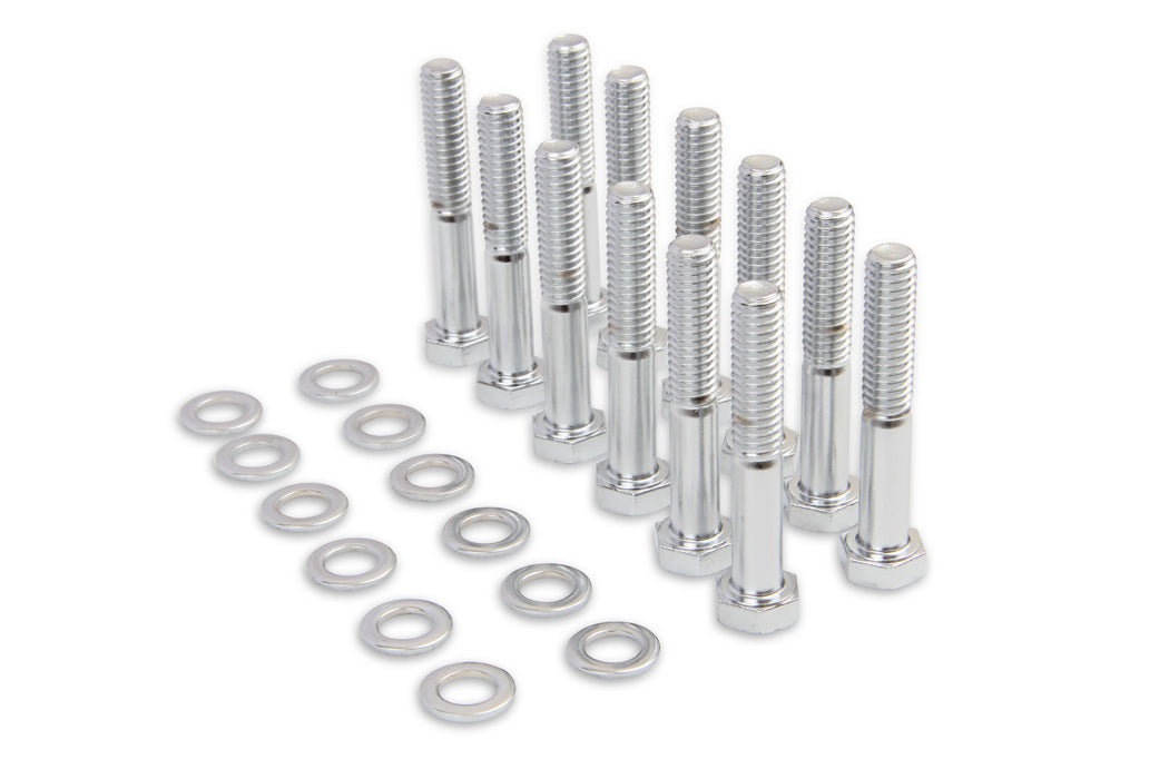 Mr Gasket 5006 Intake Bolt Kit; Hex Head; 5/16 in.-18 x 2 in.; w/Washers; 12 pc.; - Truck Part Superstore